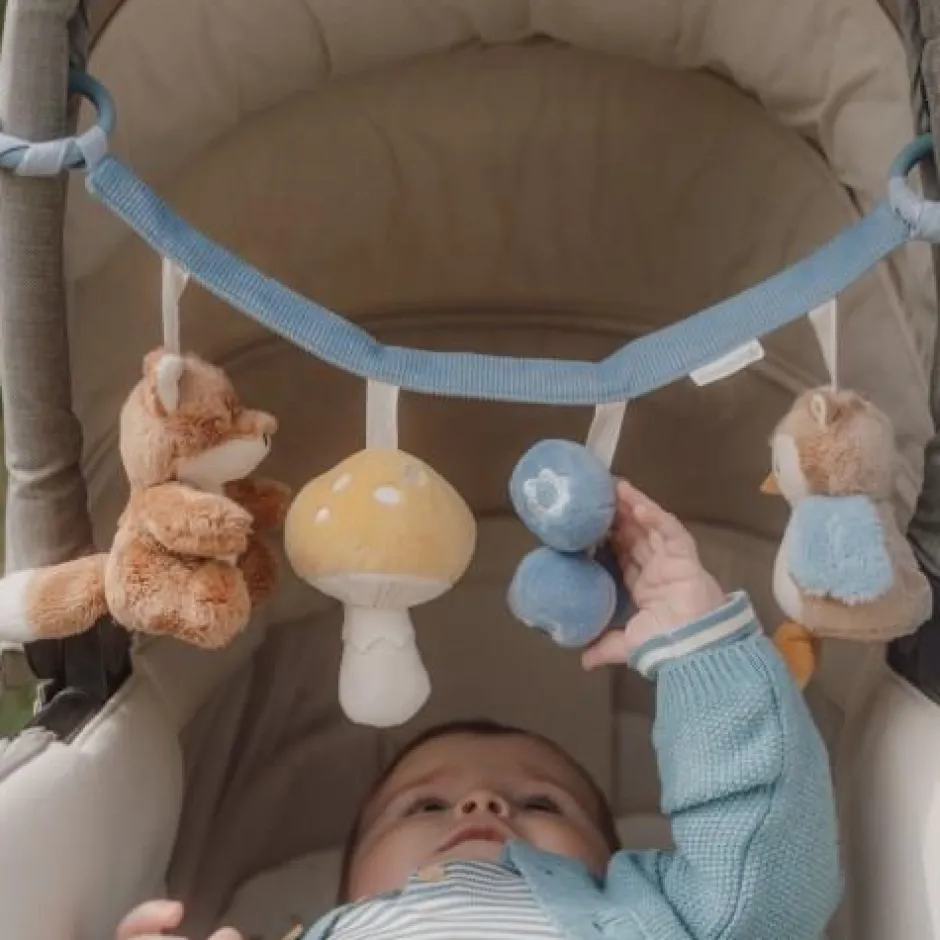 Little Dutch Speelgoed Voor Onderweg|Wagenspanners^Wagenspanner - Blauw - Forest Friends