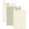 Little Dutch Washandjes & Monddoekjes^Washandjes set - Groen - Essentials - Blueberry Leaves