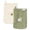 Little Dutch Washandjes & Monddoekjes^Washandjes set - Groen - Little Farm