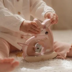 Little Dutch Educatief Speelgoed|Houten Speelgoed^Wiebeldier hert - Roze - Fairy Garden