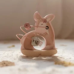 Little Dutch Educatief Speelgoed|Houten Speelgoed^Wiebeldier hert - Roze - Fairy Garden