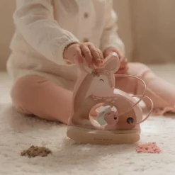 Little Dutch Educatief Speelgoed|Houten Speelgoed^Wiebeldier hert - Roze - Fairy Garden