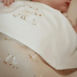 Little Dutch Wiegdekens^Wiegdeken - Fleece - Beige - Newborn Naturals - Little Goose