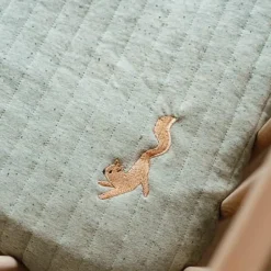 Little Dutch Wiegdekens^Wiegdeken - Groen - Forest Friends