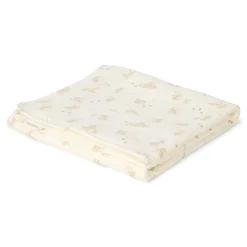 Little Dutch Wiegdekens^Wiegdeken - Wit - Newborn Naturals - Baby Bunny
