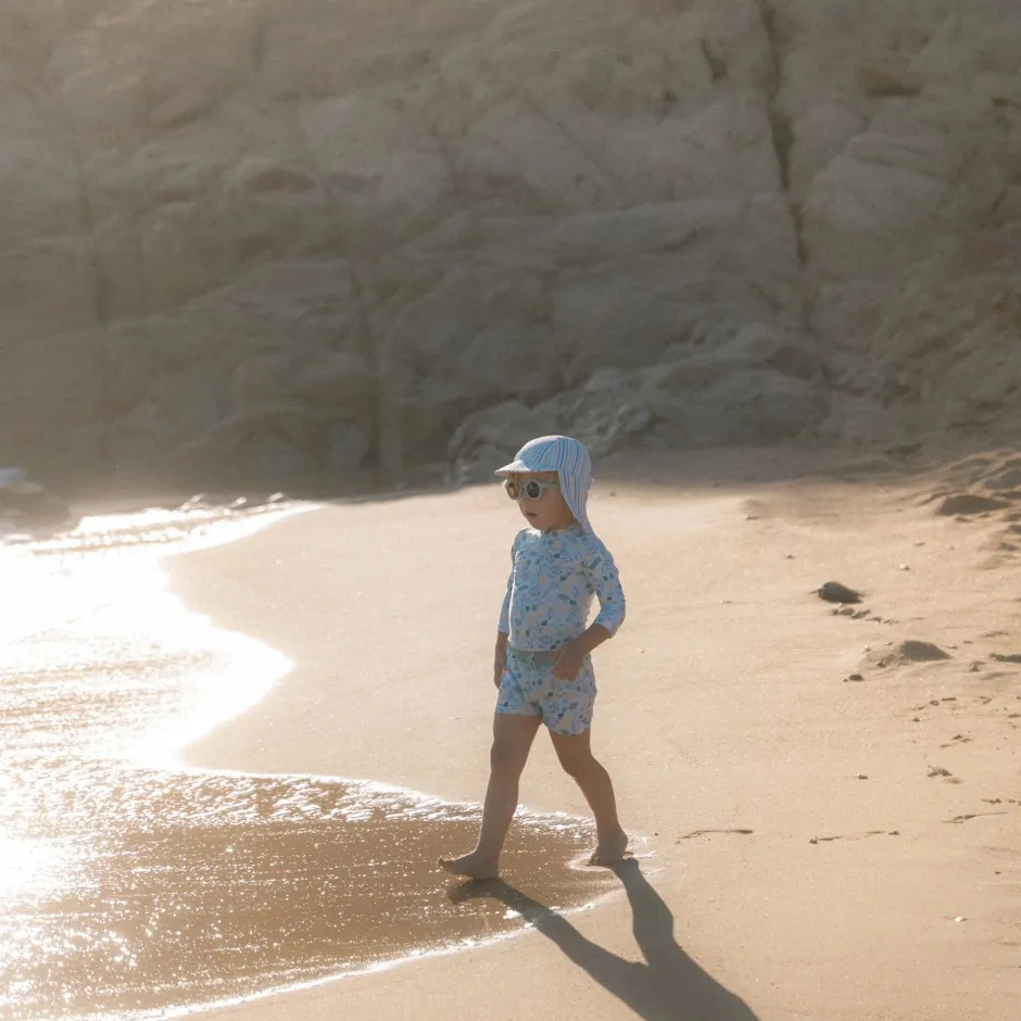 Little Dutch Zwemkleding|Jongens Kleding^Zwempet - Meerkleurig - Seashells and Stripes - Gestreept