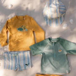Little Dutch Zwemkleding|Jongens Kleding^Zwempet - Meerkleurig - Seashells and Stripes - Gestreept