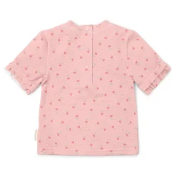 Little Dutch Zwemkleding|Meisjes Kleding^Zwemshirt korte mouw - Lichtroze - Sunny Flowers