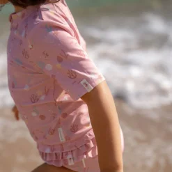 Little Dutch Zwemkleding|Meisjes Kleding^Zwemshirt korte mouw - Meerkleurig - Ocean Treasures