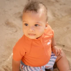 Little Dutch Zwemkleding|Jongens Kleding^Zwemshirt korte mouw - Rood - Sea Life